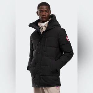 Canada Goose Black Hooded Puffer Parka